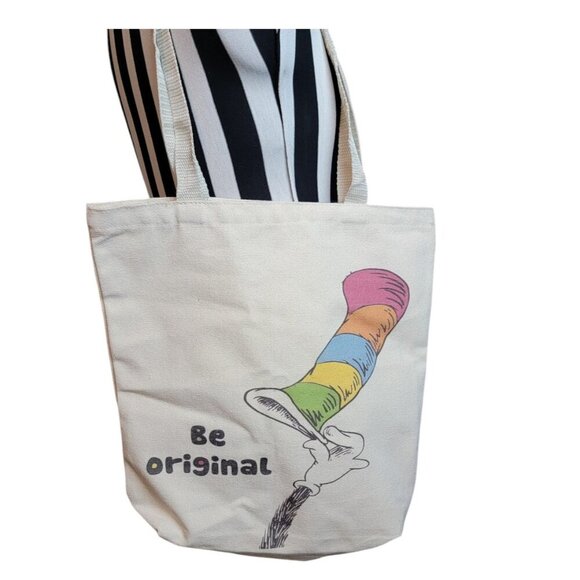 Dr. Seuss Cat in the Hat Canvas Tote - Excellent Condition - Picture 2 of 6